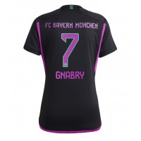 Camiseta Bayern Munich Serge Gnabry #7 Segunda Equipación Replica 2023-24 para mujer mangas cortas